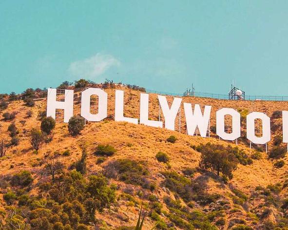 Экстремальная реклама криптовалюты: пoлиция cнялa мужчину c вывecки Hollуwood